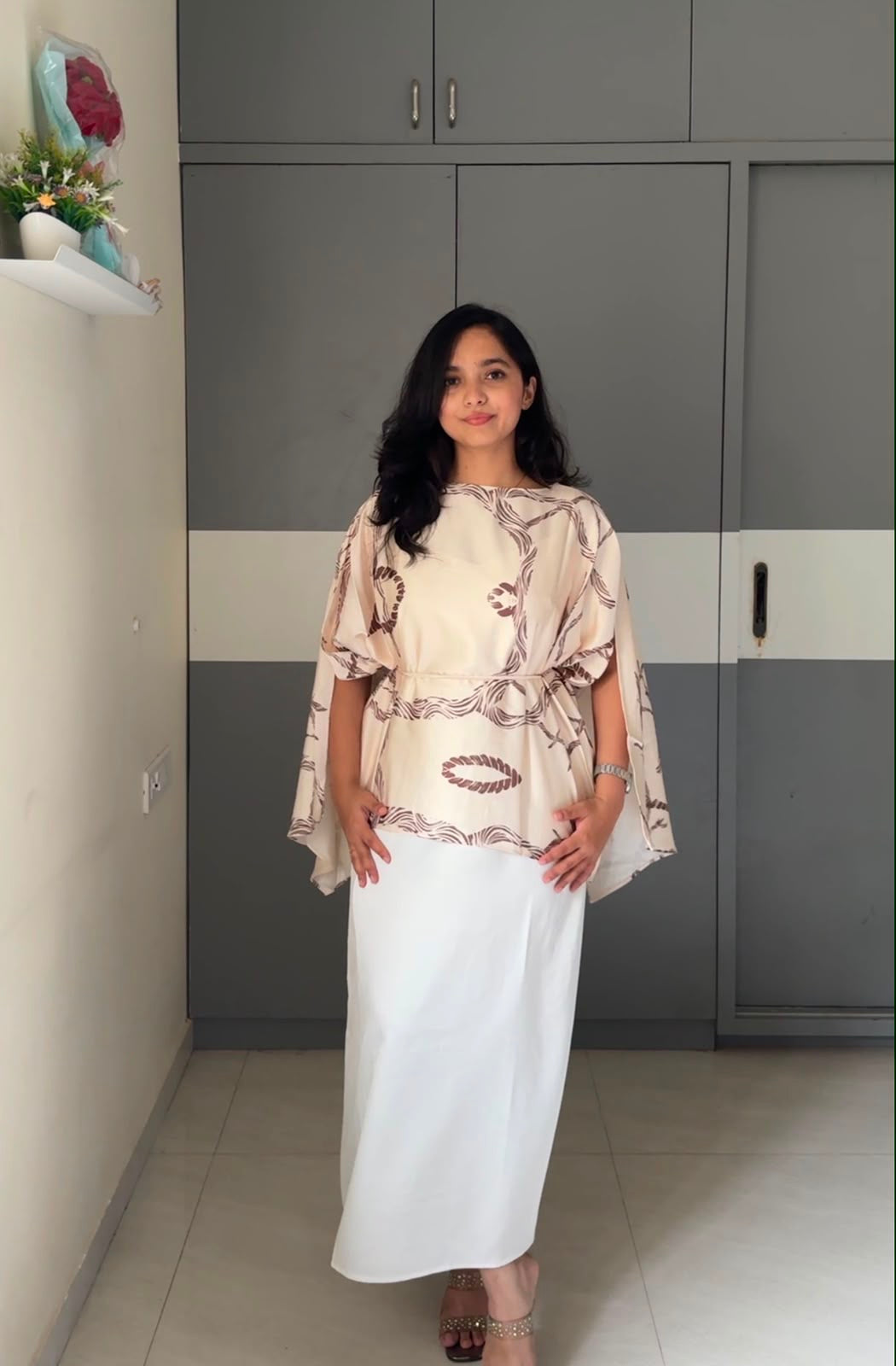 Kagu Caped Dress