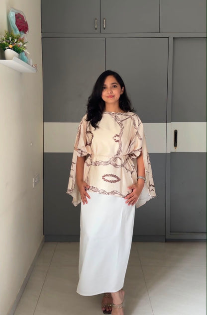 Kagu Caped Dress