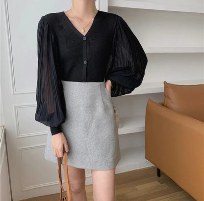 Hayley Lantern Sleeves Top image 0