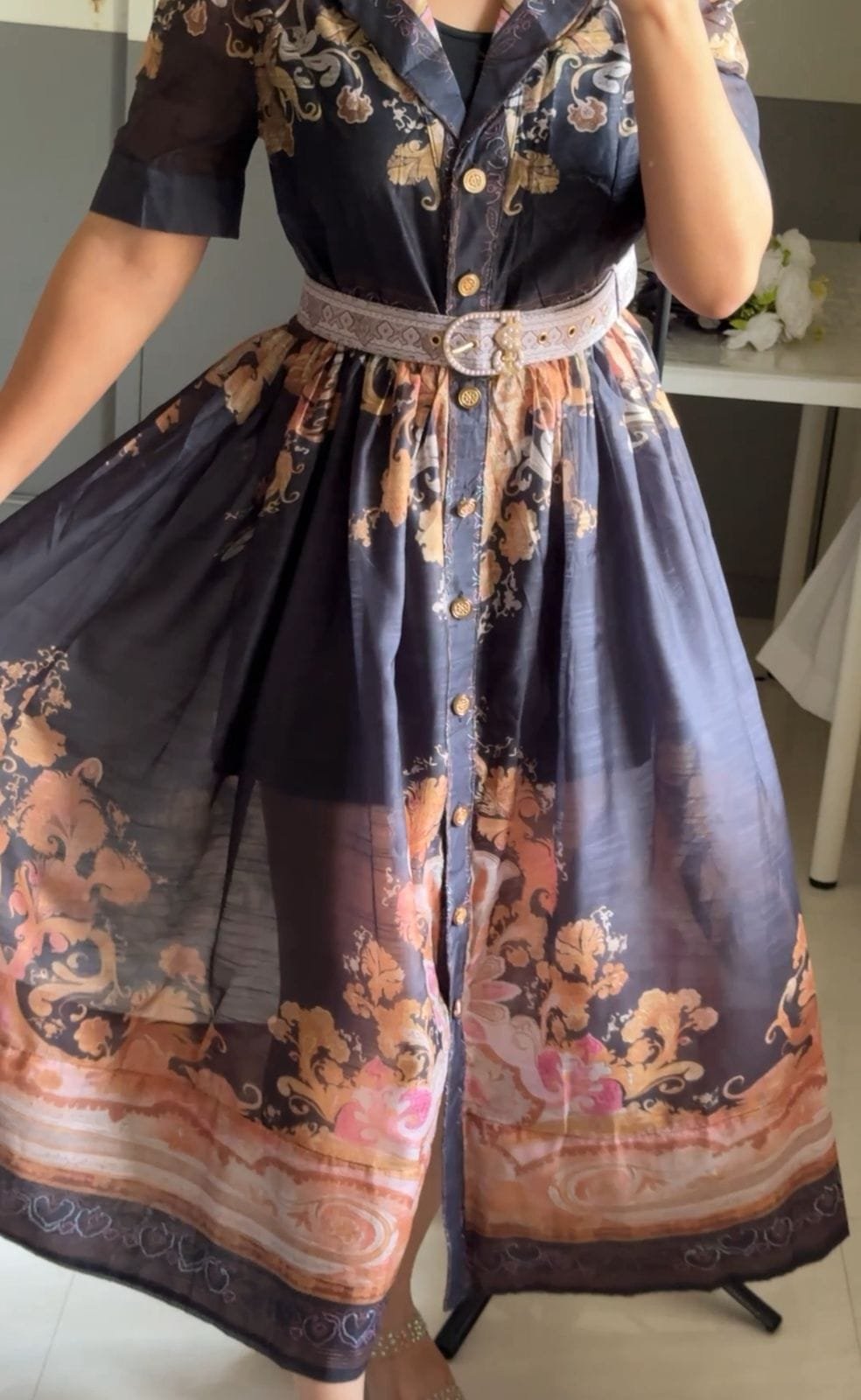 Seren Floral Printed Dress image 2