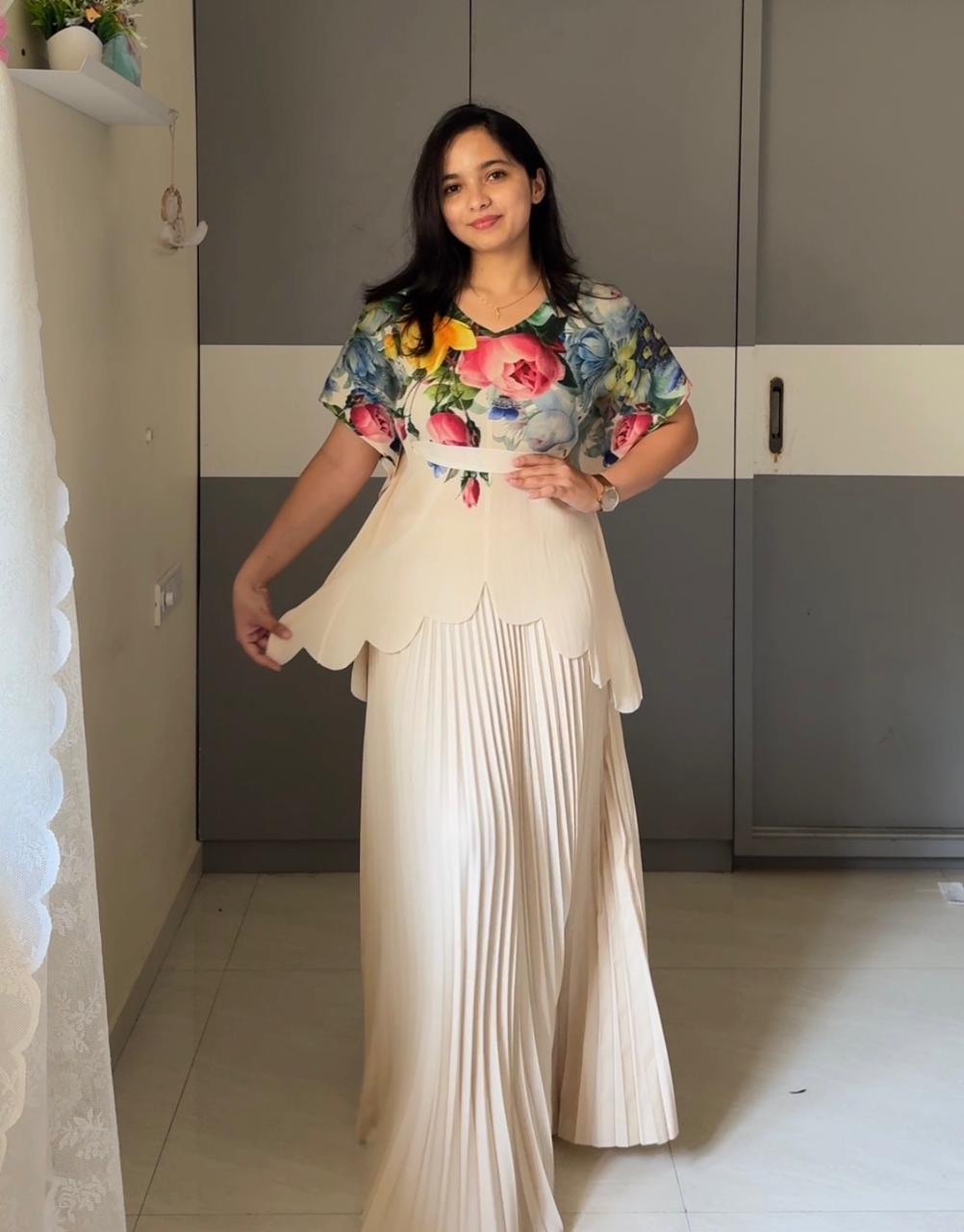 Navi Exclusive Pleated Co-Ords