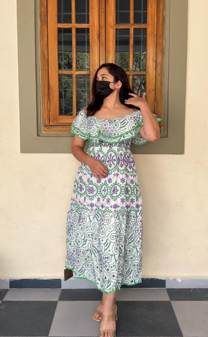 Tabitha Cotton Cutwork Dress image 4