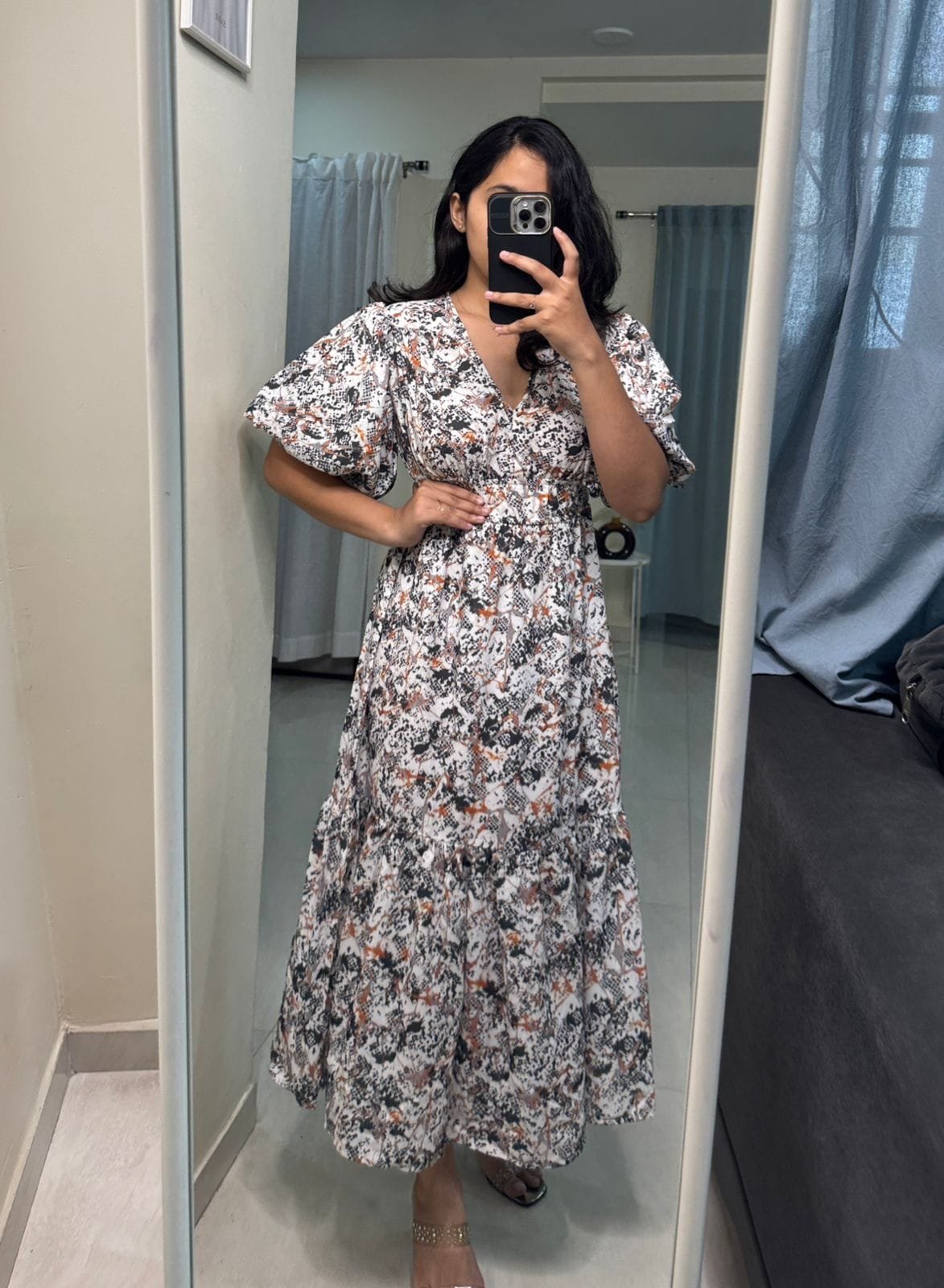Floral Printed Dress - 2 image