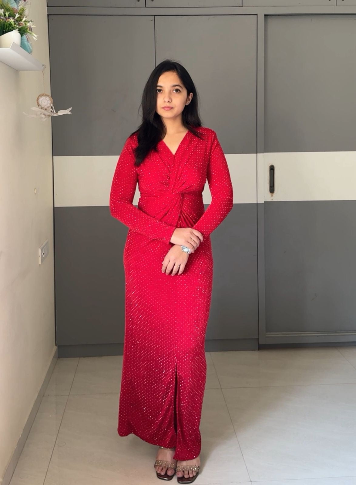 Zeva Twist Maxi Dress