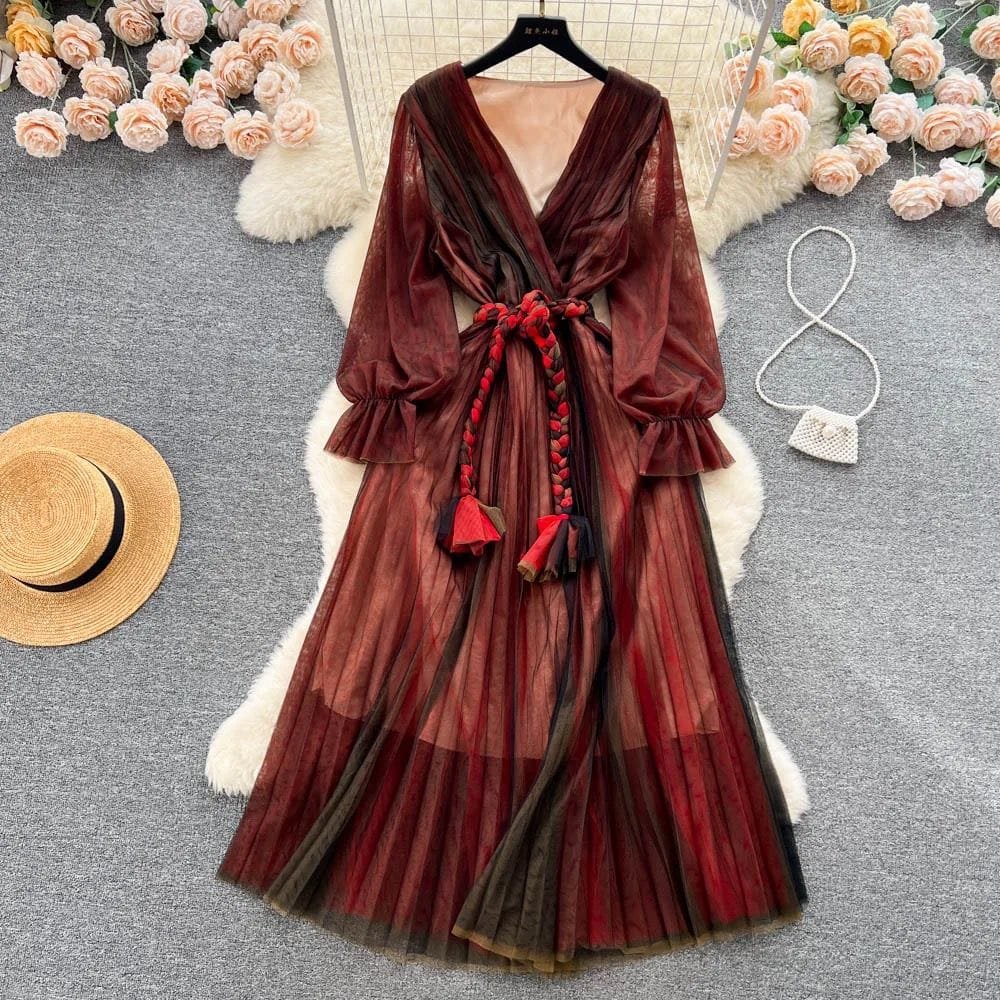 Olivia Exclusive Mesh Dress image 0
