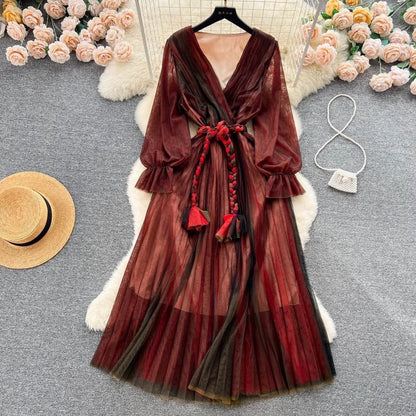 Olivia Exclusive Mesh Dress image 0