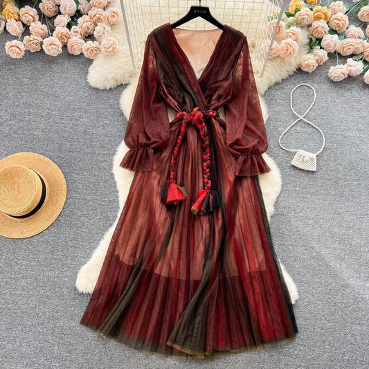 Olivia Exclusive Mesh Dress image 0