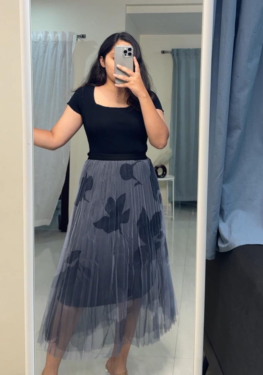 Savana printed mesh skirts image 4