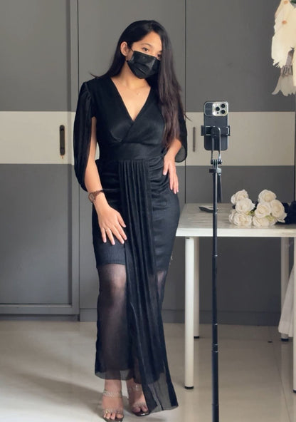 Raizy Mesh Bodycon Gown image 1
