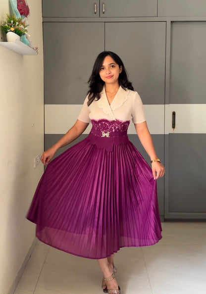 Luni Exclusive Pleated Dress