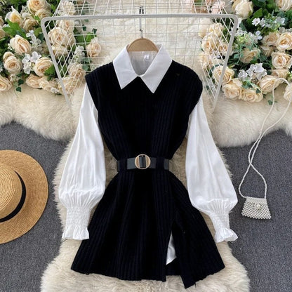 Amber Knitted Co-Ords - Black image