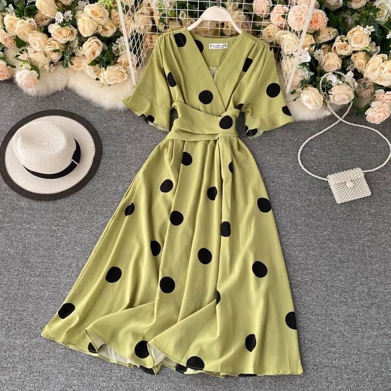 Michel Polka Dot Dress image 3