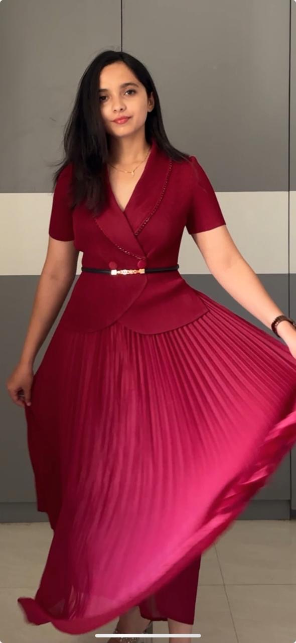 Riva Exclusive Pleated Dress
