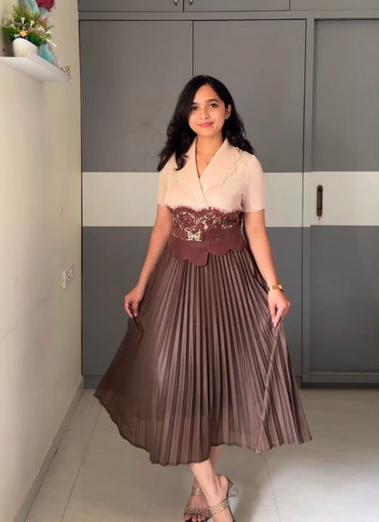 Luni Exclusive Pleated Dress