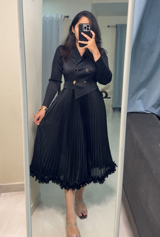 Selene Exclusive Pleated Dress image 0