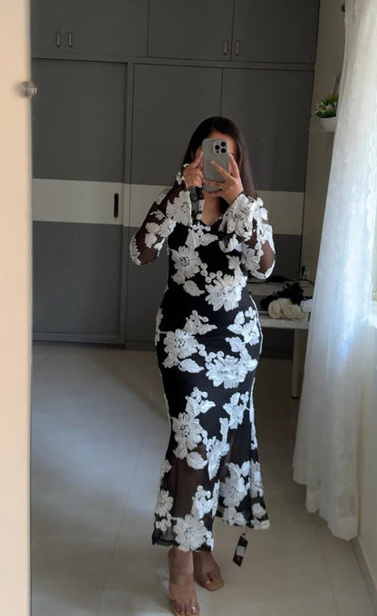 Clara Party Dress - Black image