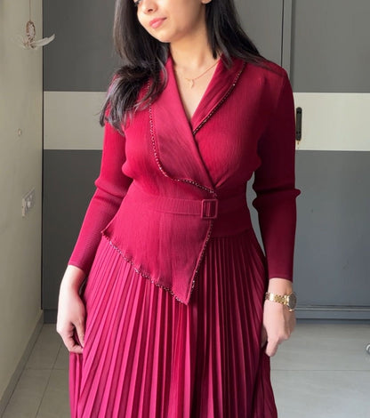 Riva Exclusive Pleated Dress