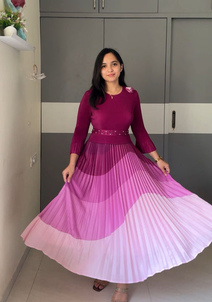 Crea Exclusive Pleated Dress