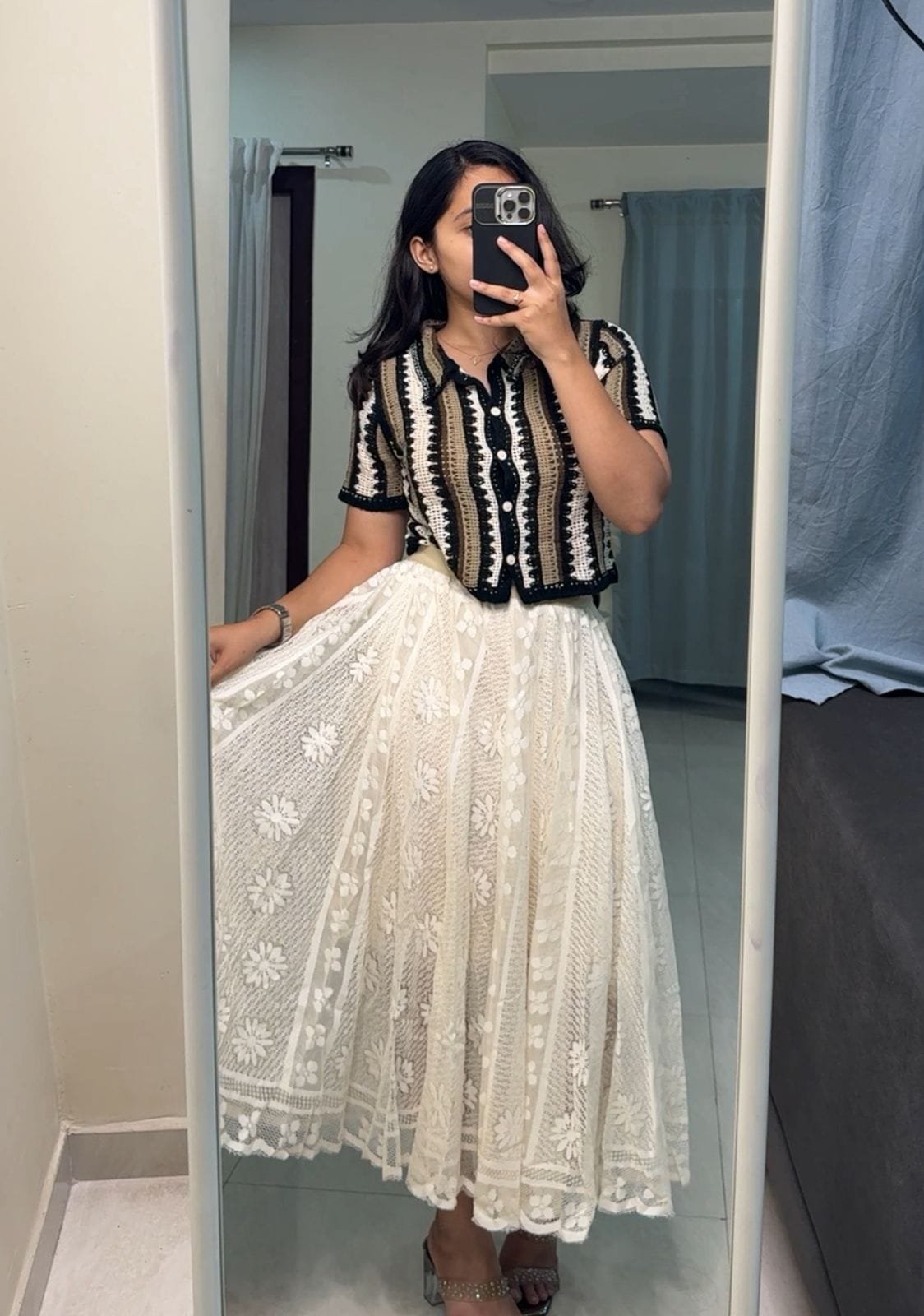 Manya Lace Midi Skirts image 1