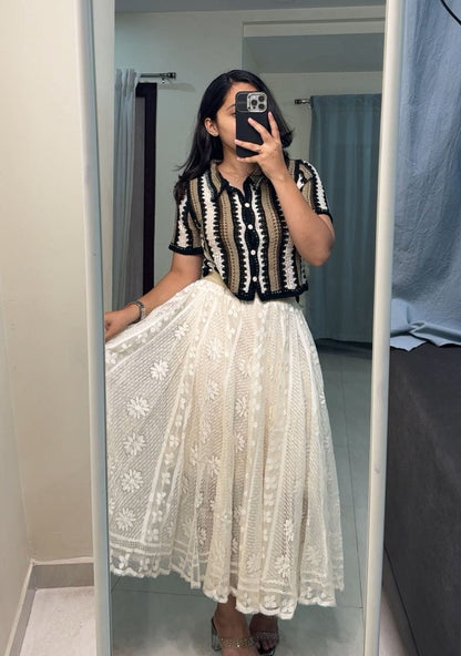 Manya Lace Midi Skirts image 1
