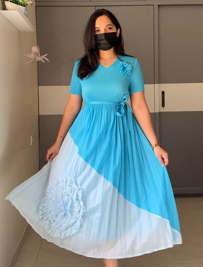 Stacey Micro Pleated Dress