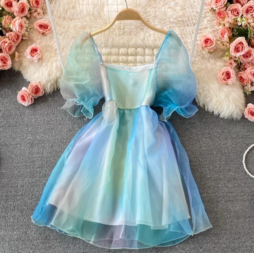 Jaya Organza Midi Dress image 0