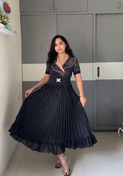 Reeva Exclusive Pleated Dress