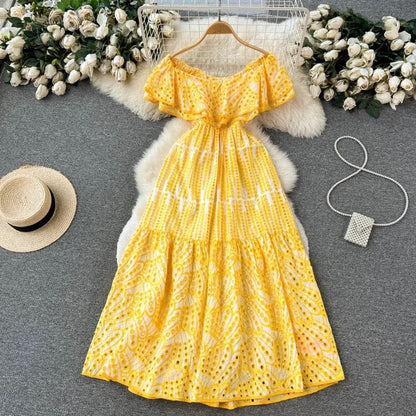 Adeline Cotton Cutwork Dress image 4