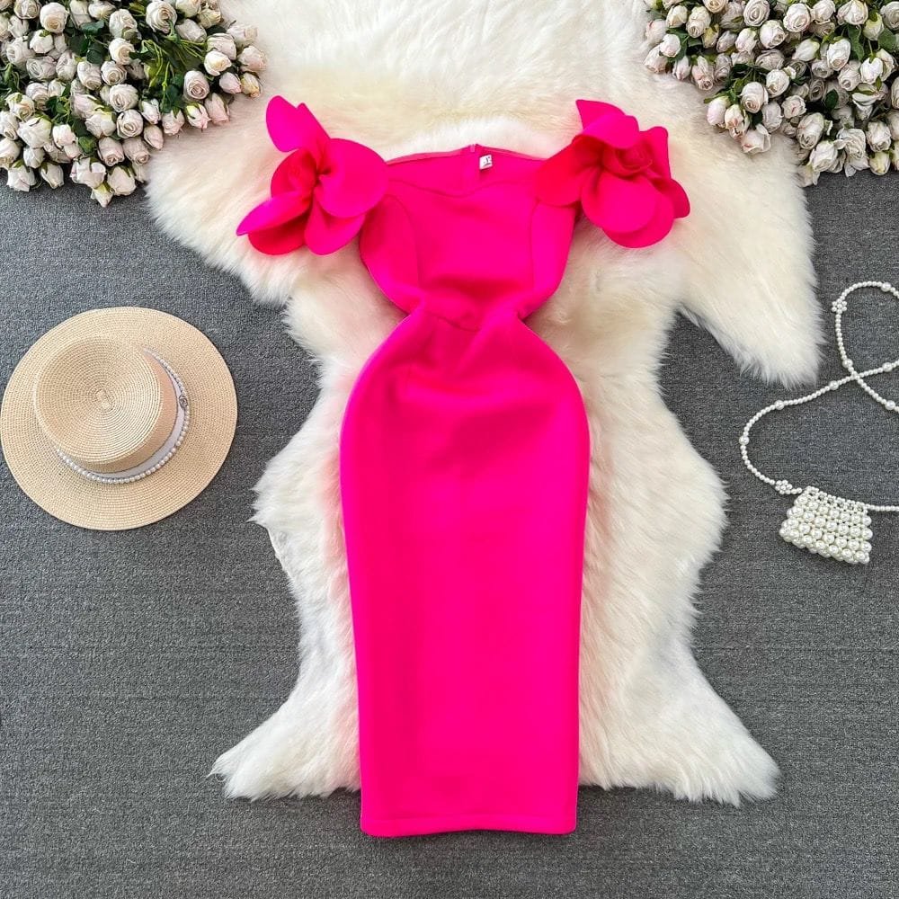 Ethan Party Dress - Pink image