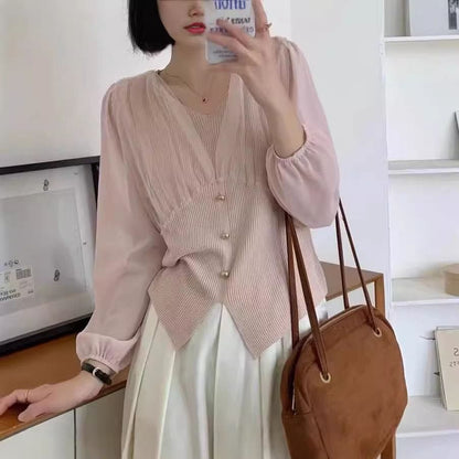 Riley Mesh Tops - Pink image