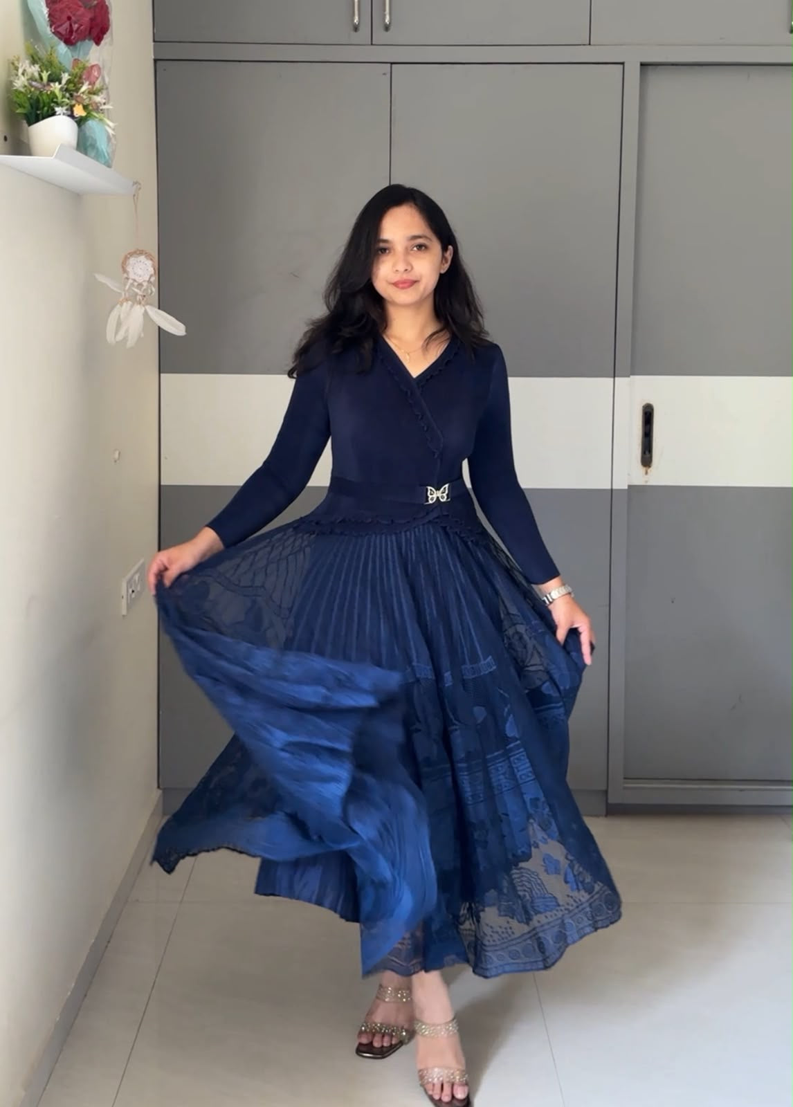 Kimi Exclusive Pleated Dress