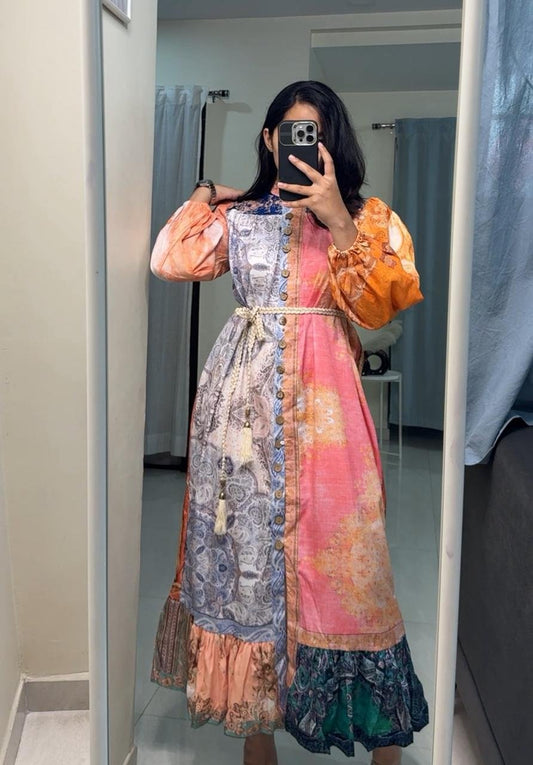 Zen Cotton Printed Dress image 0