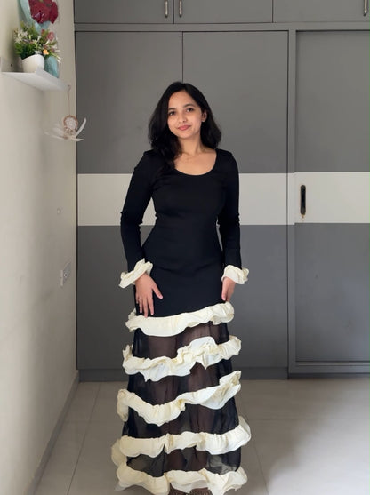 Cindy Ruffle Dress