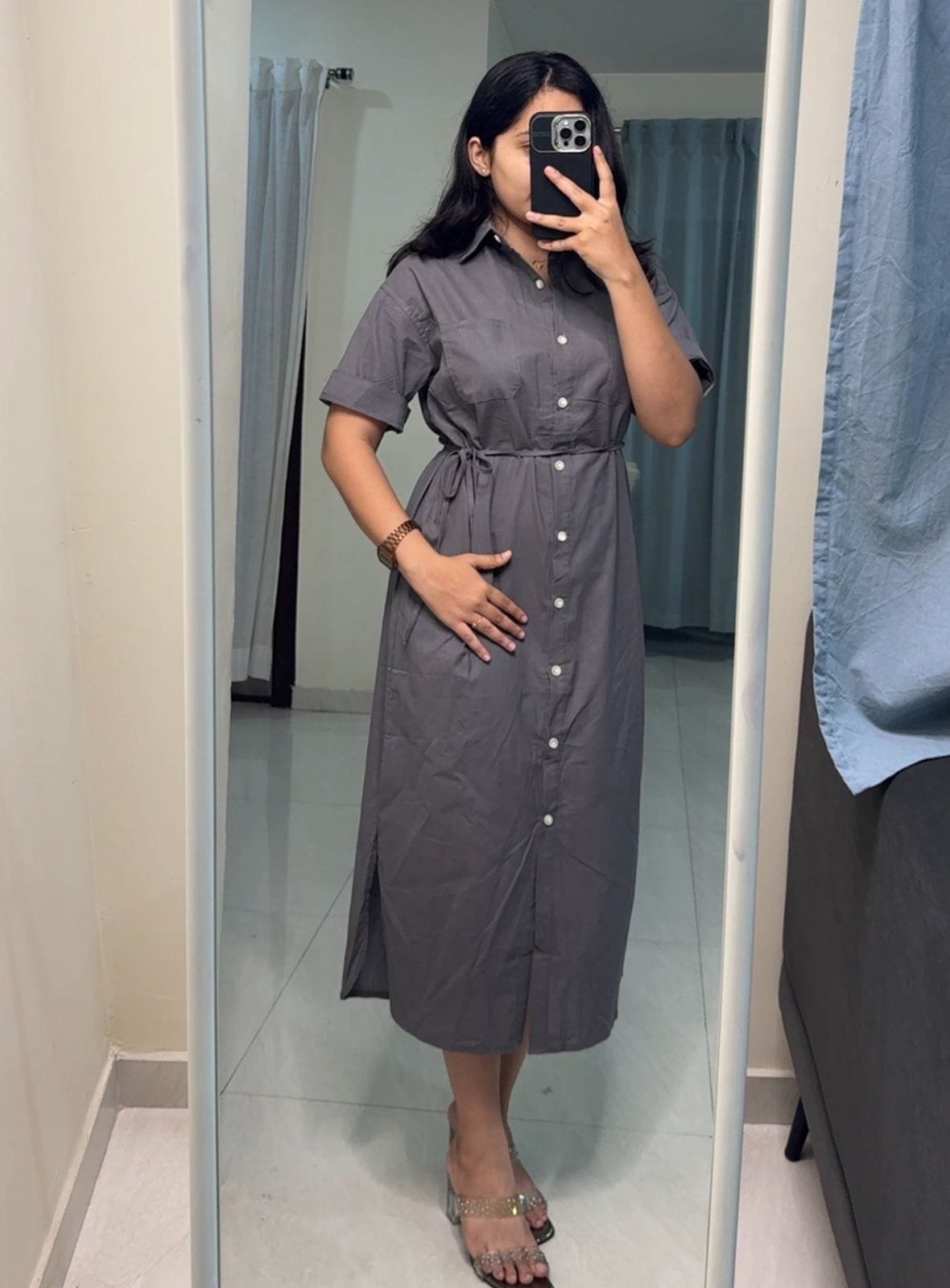 Tania Linen Shirt Dress image 0