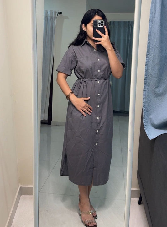 Tania Linen Shirt Dress image 0