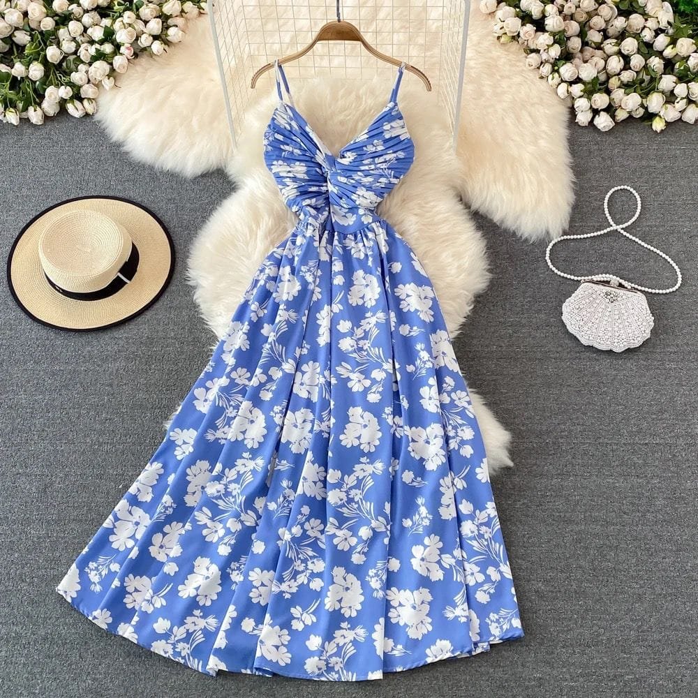 Raquel Twisted Frocks - Blue image