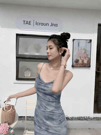Missie Bodycon Dress - Blue image
