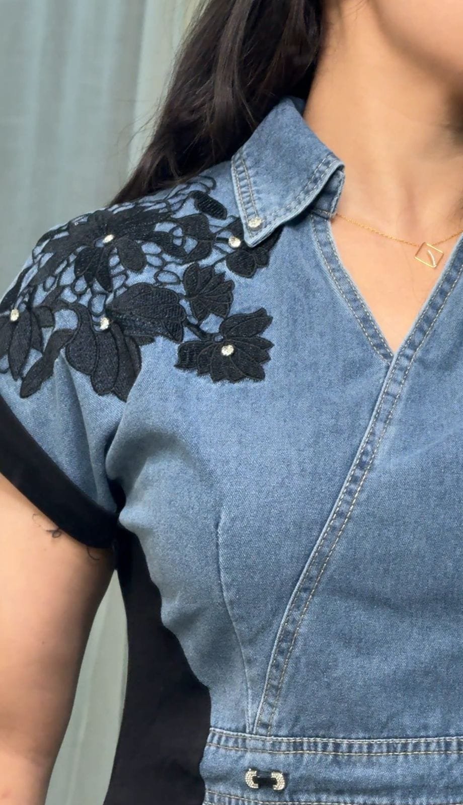 Hiba Denim Dress image 3