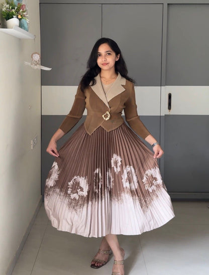 Mesa Exclusive Pleated Dress