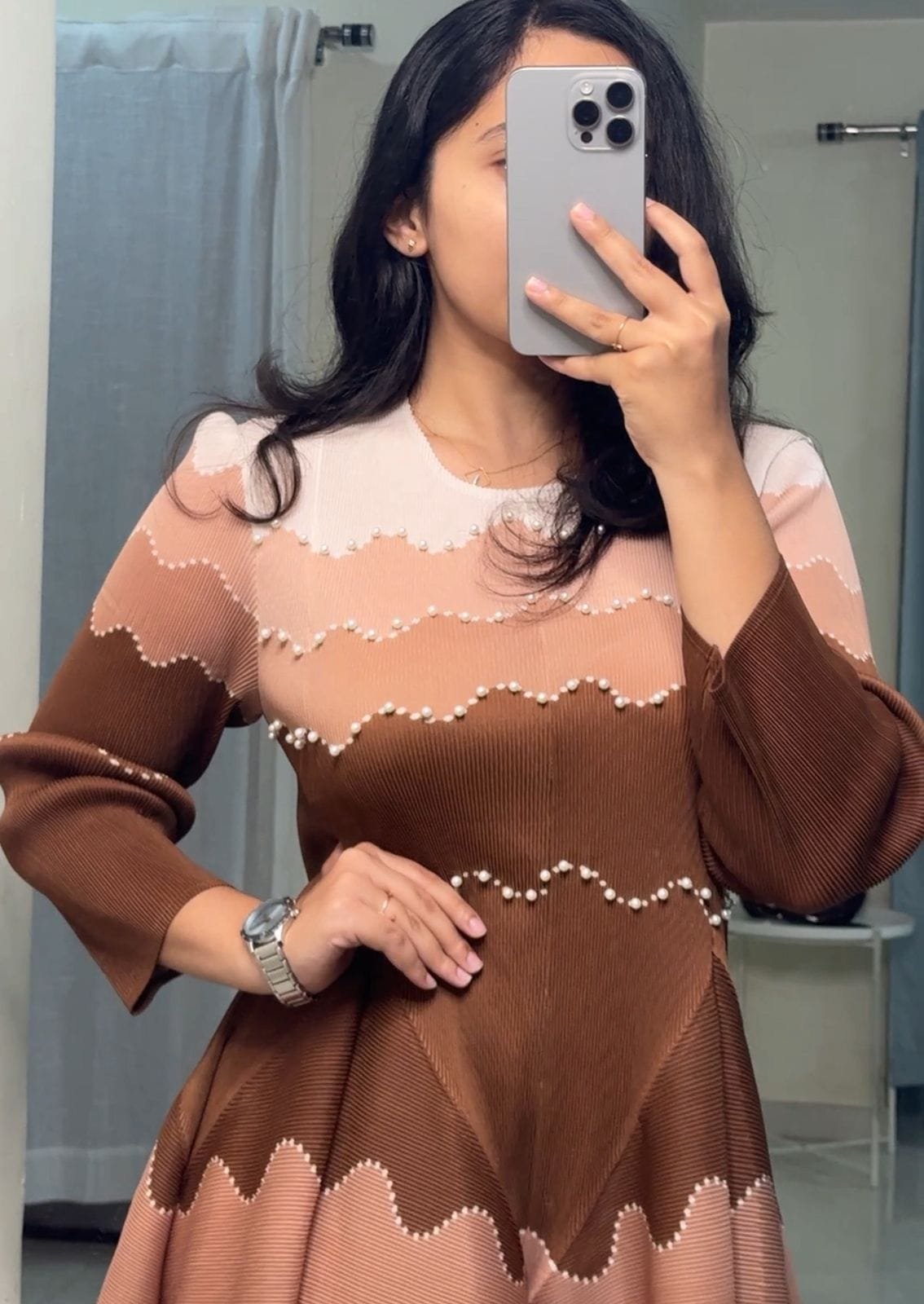 Dia Exclusive Pleated Dress image 1