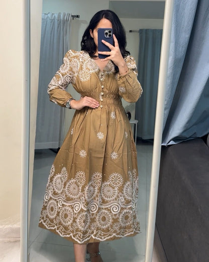 Niya Embroidered Dress