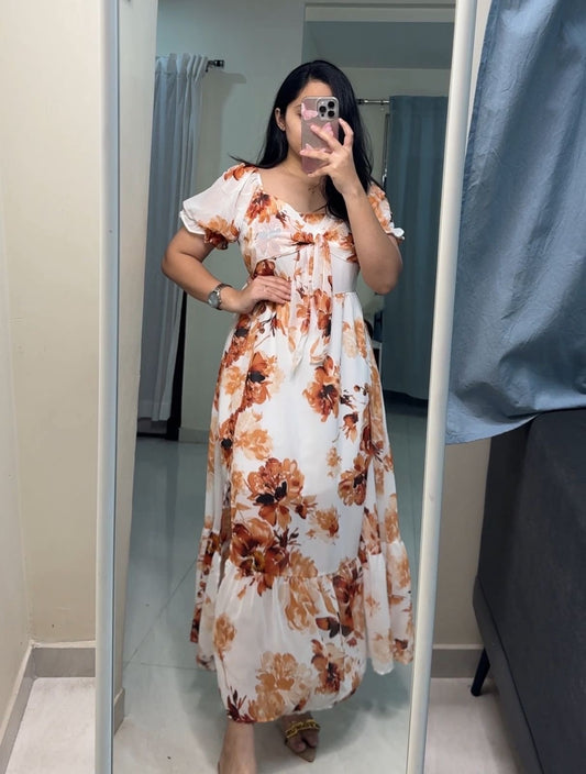 Alice Georgette Floral Printed Dress