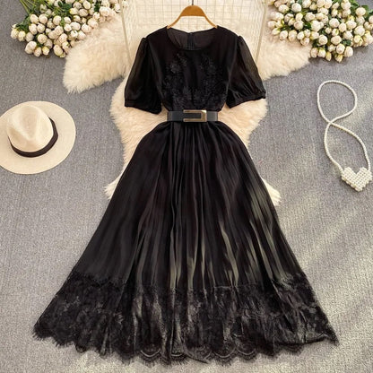 Katie Lace Pleated Dress image 2