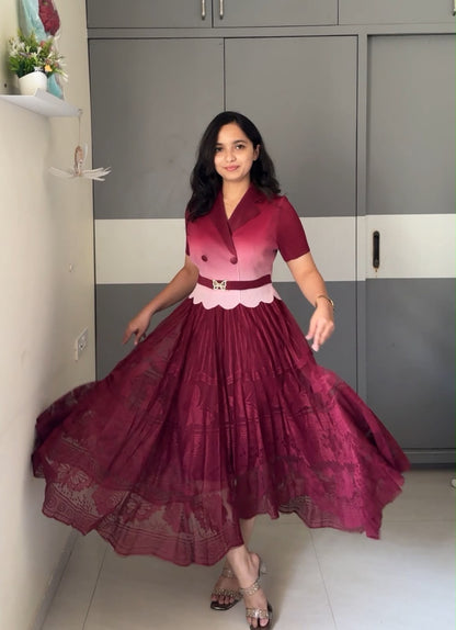 Gina Exclusive Pleated Dress