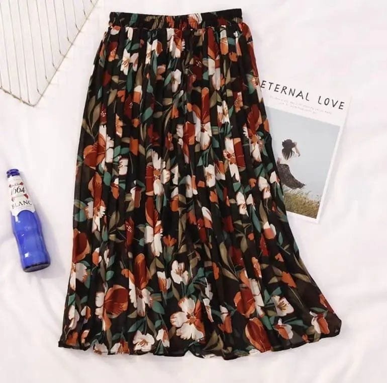 Nami Floral Pleated Skirts image 2