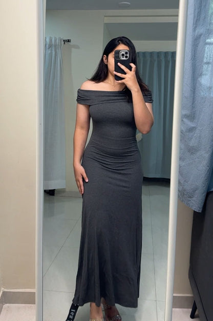 Shay Bodycon Dress - Gray image