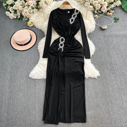Cora Banquet Evening Dress - Black image