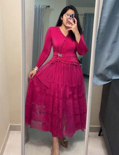 Arnie Exclusive Pleated Dress