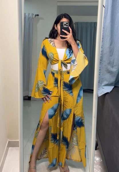 Doris Floral Co-Ords - Yellow image