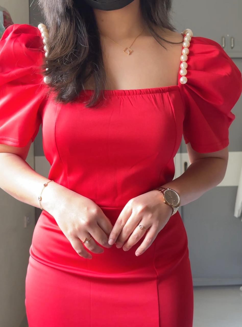 Helen Front Slit Bodycon